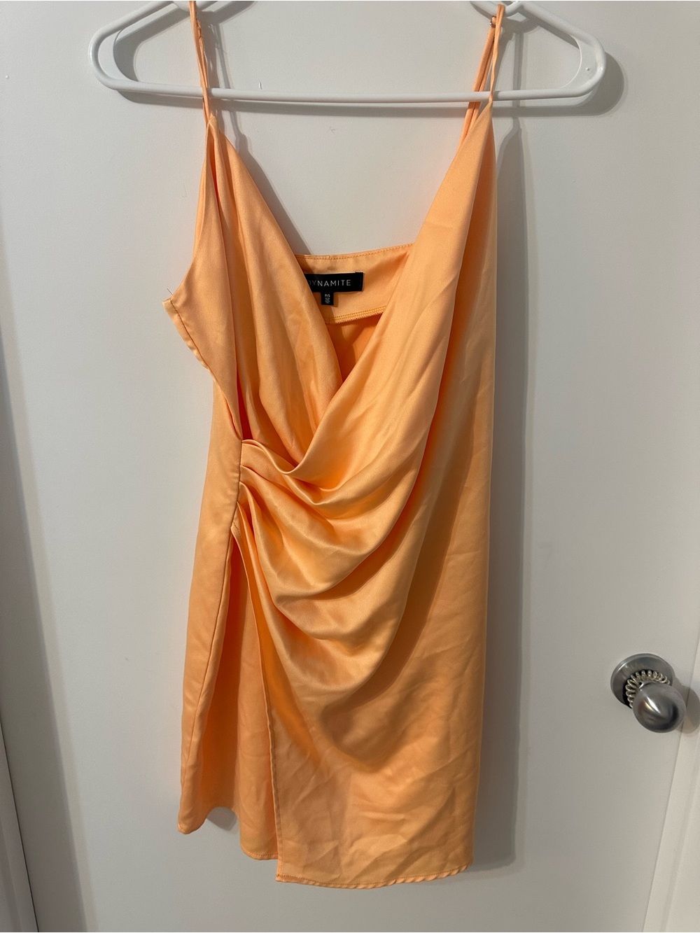 Dynamite Leslie Slip Satin Dress, Size Small